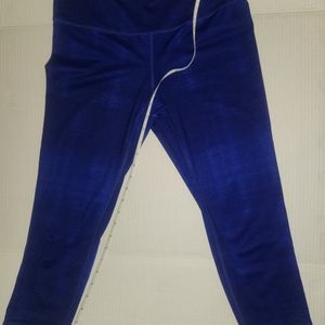 TANGERINE  violet Blue 3/4 Leggings Size Medium